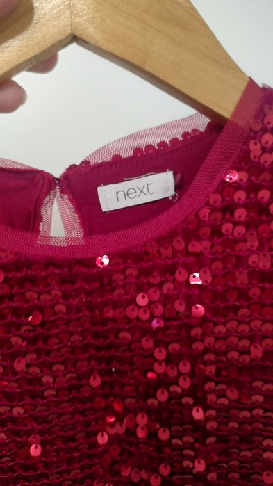 Різдвяна сукня для дівчинки в паєтки