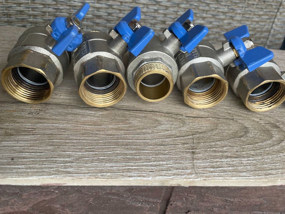 Все DN25: крани шар., фільтри водяні латунь, ніпелі нерж., американки