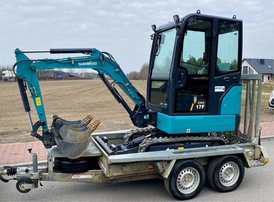 Wynajem przyczepy, lawety, przyczepki pod minikoparkę sprzęt budowlany