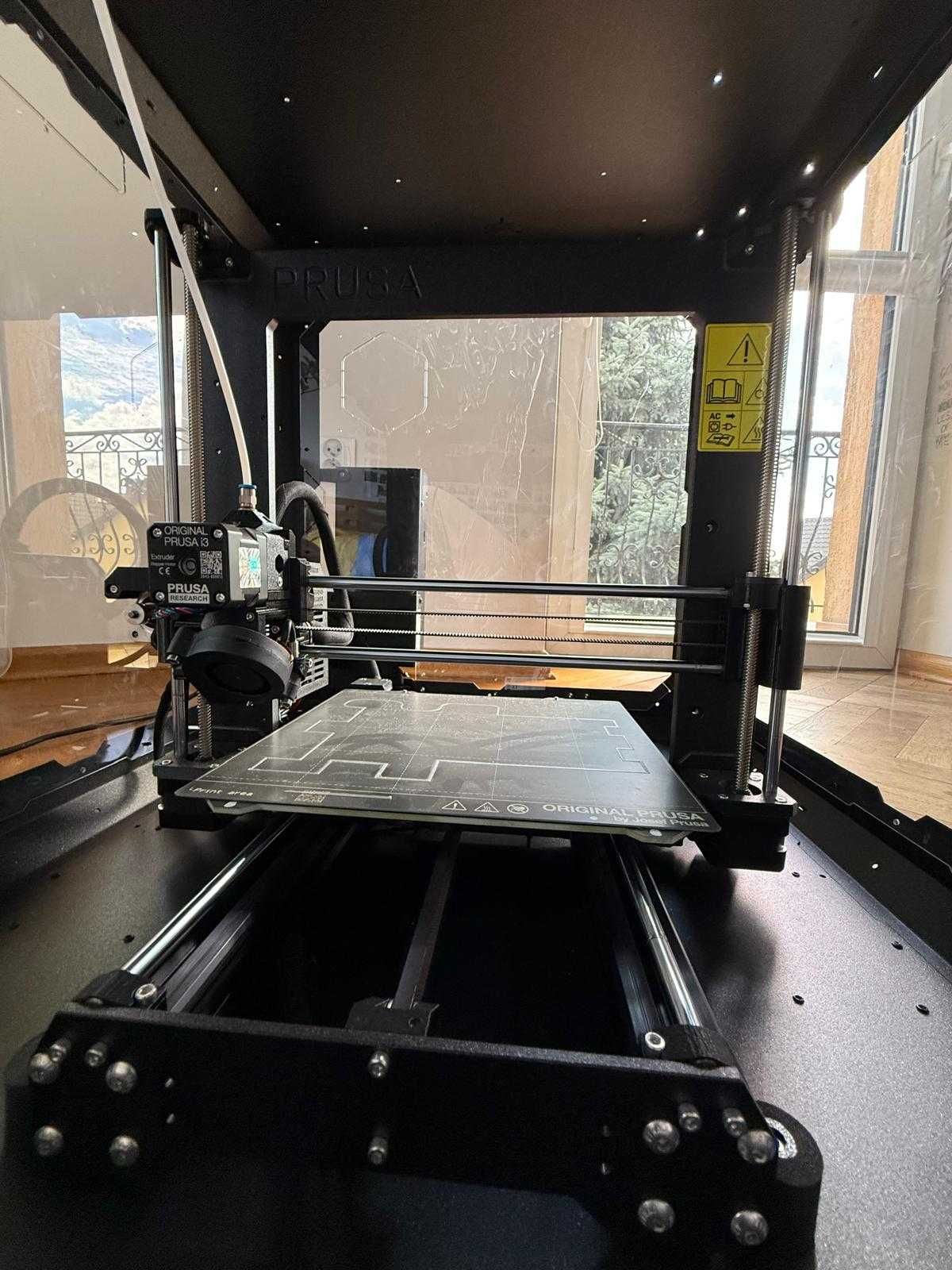 Drukarka 3D Prusa i3 MK3S złożona, skalibrowana + OBUDOWA