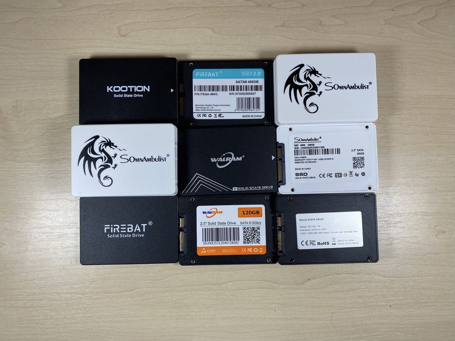 Новые ССД 256Gb  (Больше вариантов в описании)