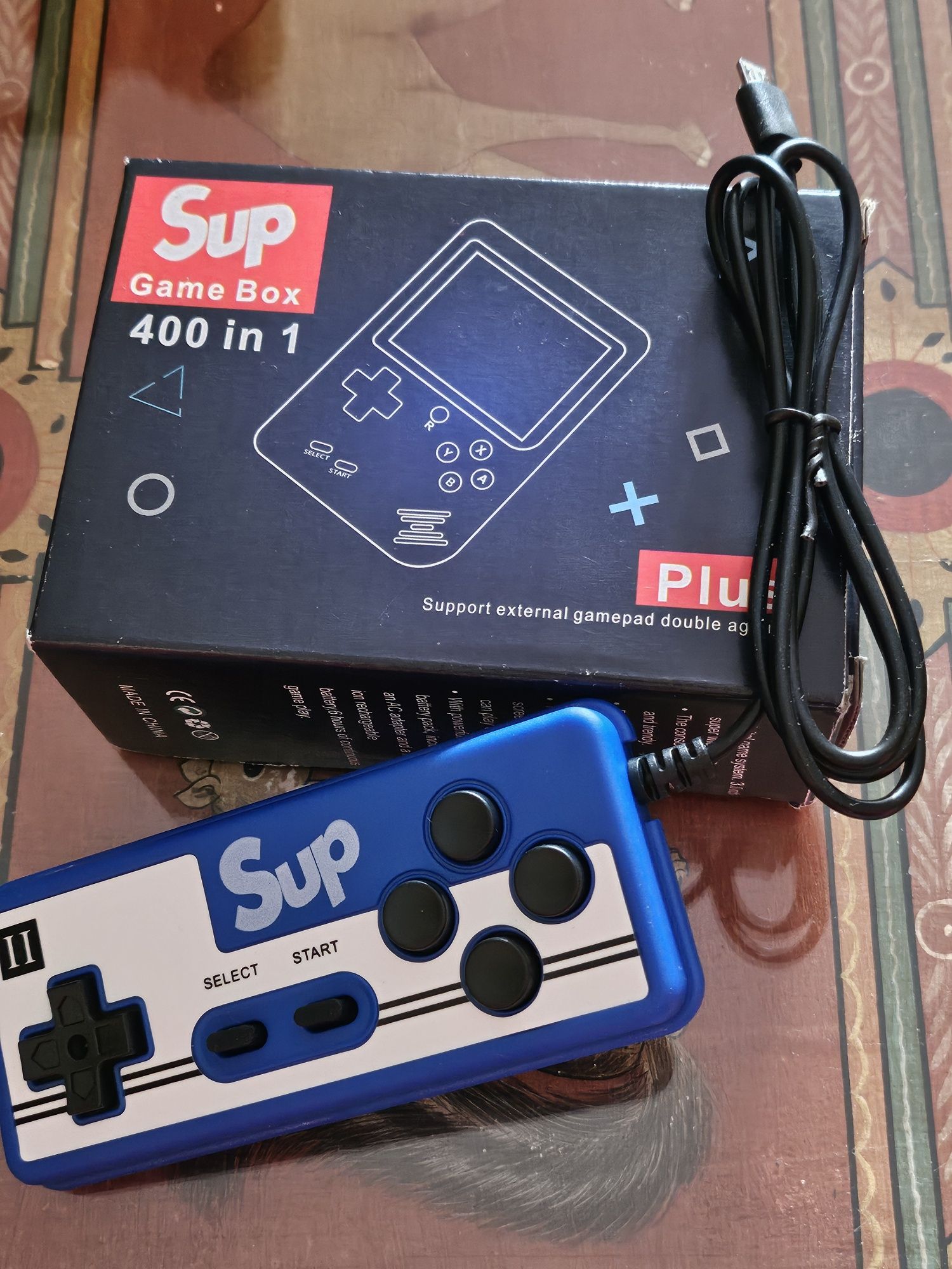 Game boy 400 Plus jogos retro SUP nova comando