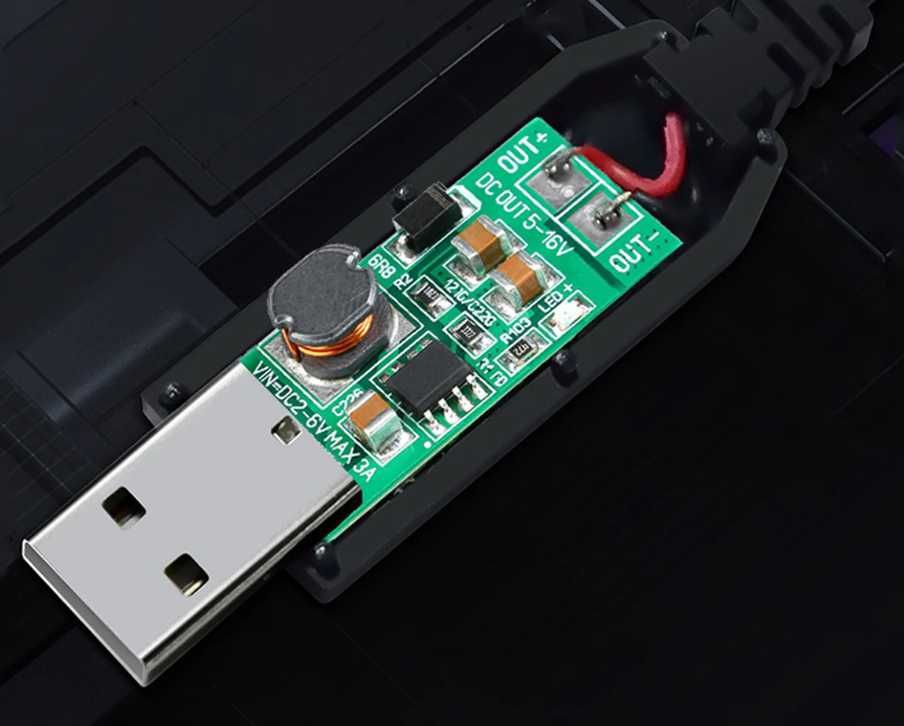 Кабель USB-DC питания роутера 12v, 5.5x2.1. Преобразователь повыш.