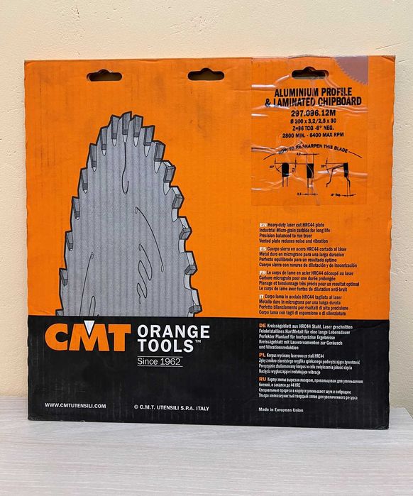 Диск пильний по кольоровим металам CMT 297.096.12M