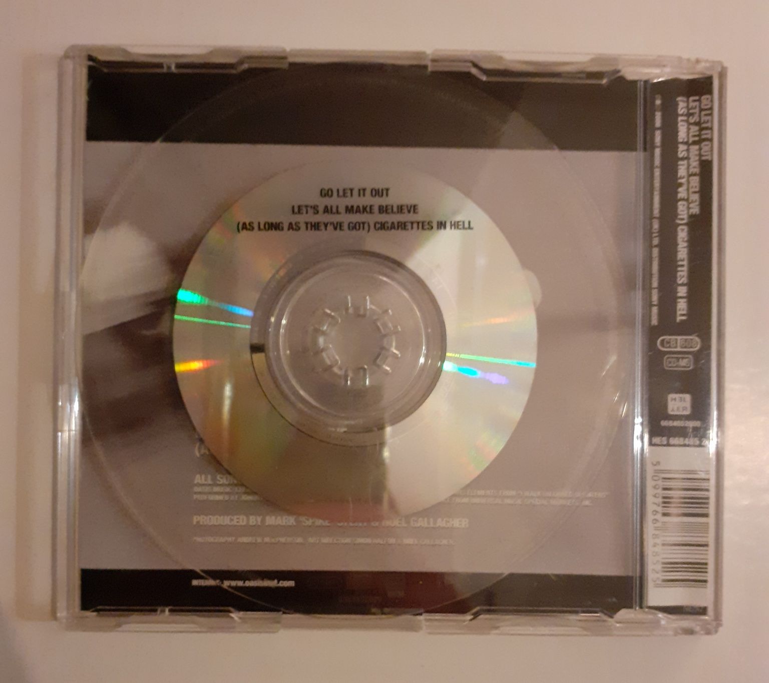 Oasis, go let it out, cd single