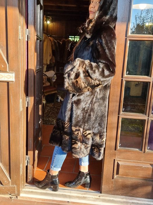 Fantástico casaco de vison blackfriday