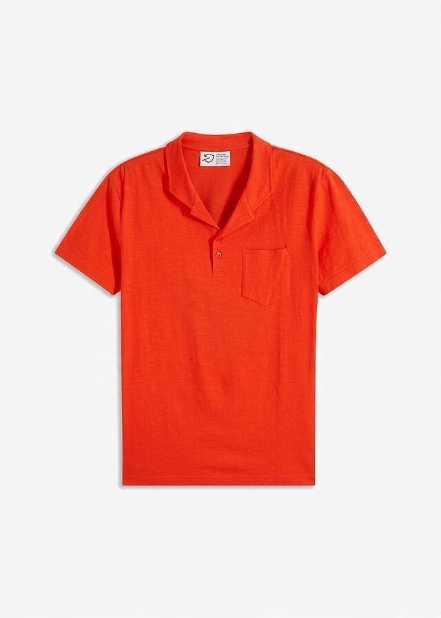 B.P.C koszulka męska polo z klapkami czerwona 3XL.