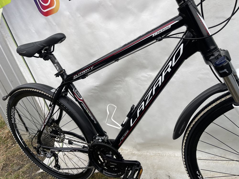 Фірмовий велосипед LAZARO на 28 колесах Гідравлічні тормоза на Shimano