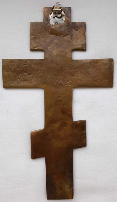 stary mosiężny krzyż prawosławny