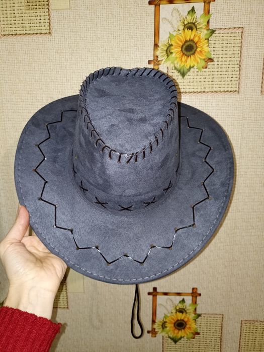 Шляпа капелюх ковбоя сіра шериф
