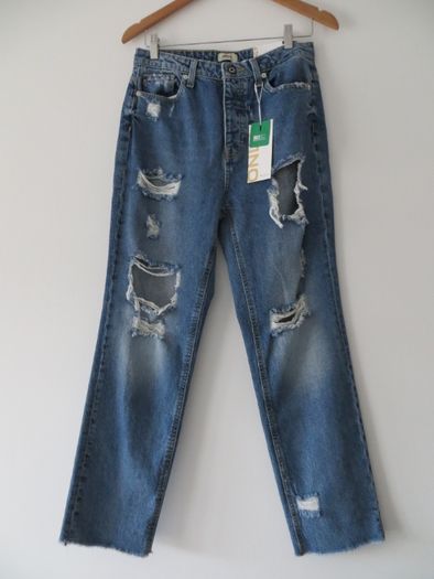 Spodnie jeansowe dziewczęce ONLY z dziurami 36/38 S/M