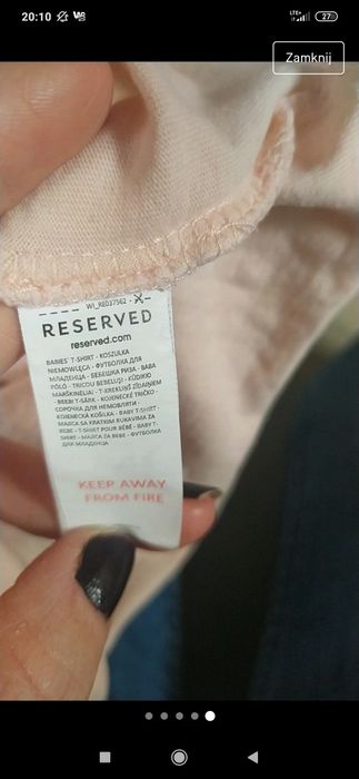 Bluzka Reserved 74 cm