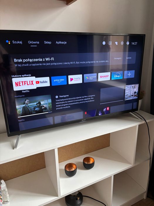 Tv smart sharp z pilotem