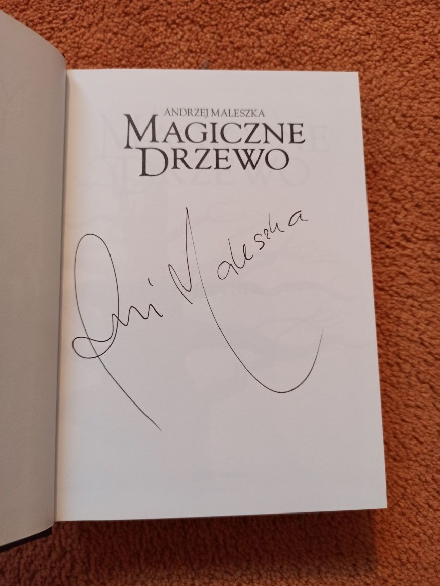 Książka Andrzej Maleszka Magiczne Drzewo Pojedynek z autografem