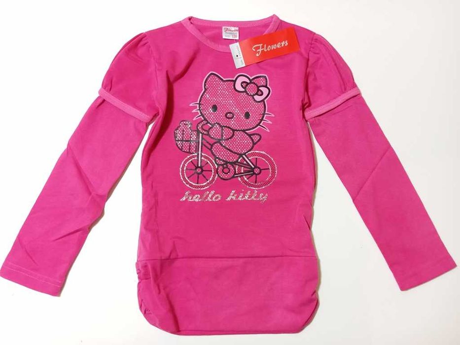 HELLO KITTY Bluzeczki / tuniki 8 kolorów, nowe