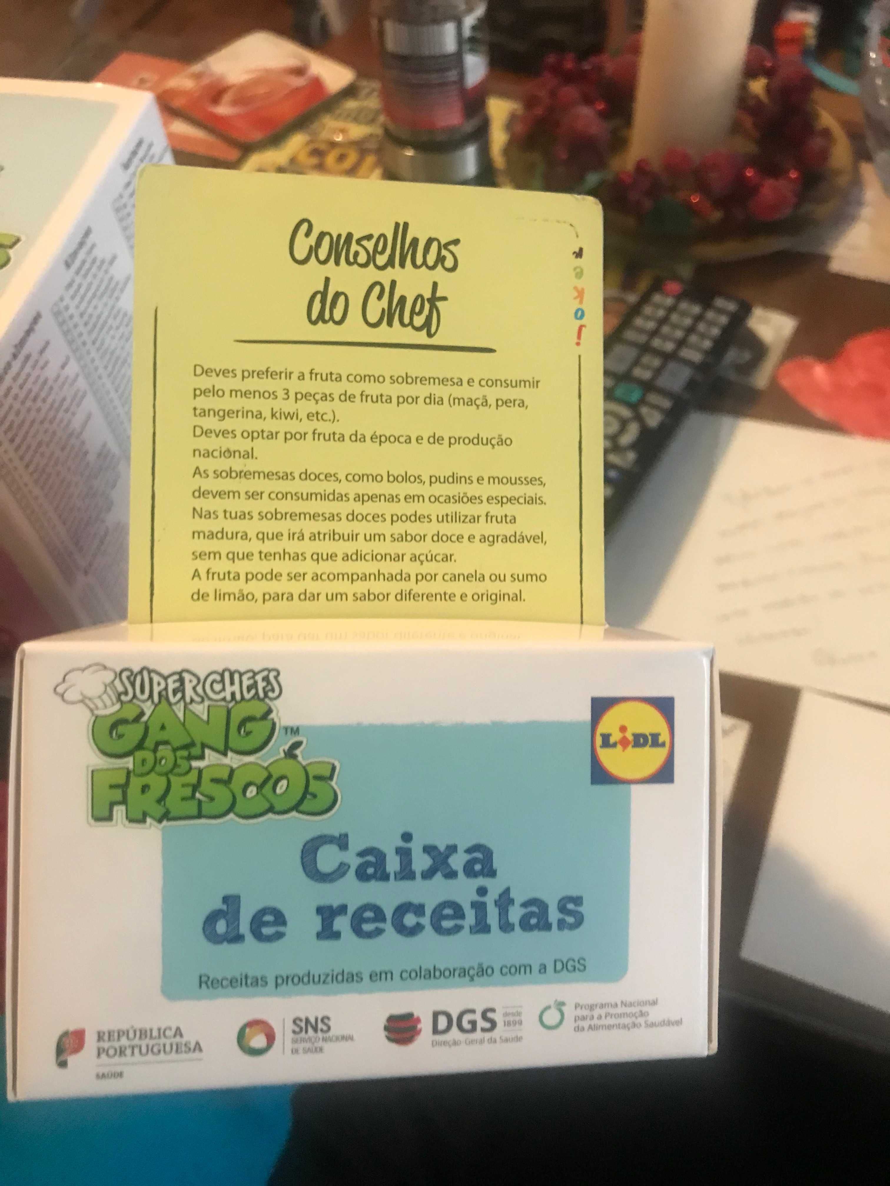 Caixa com Receitas Gang dos Frescos