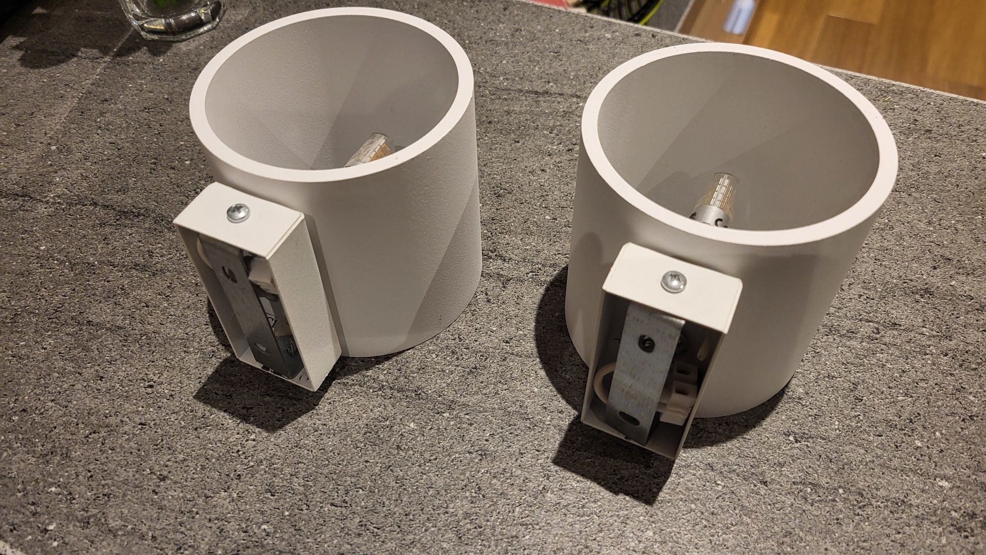 Lampy kinkiety białe 2 szt.