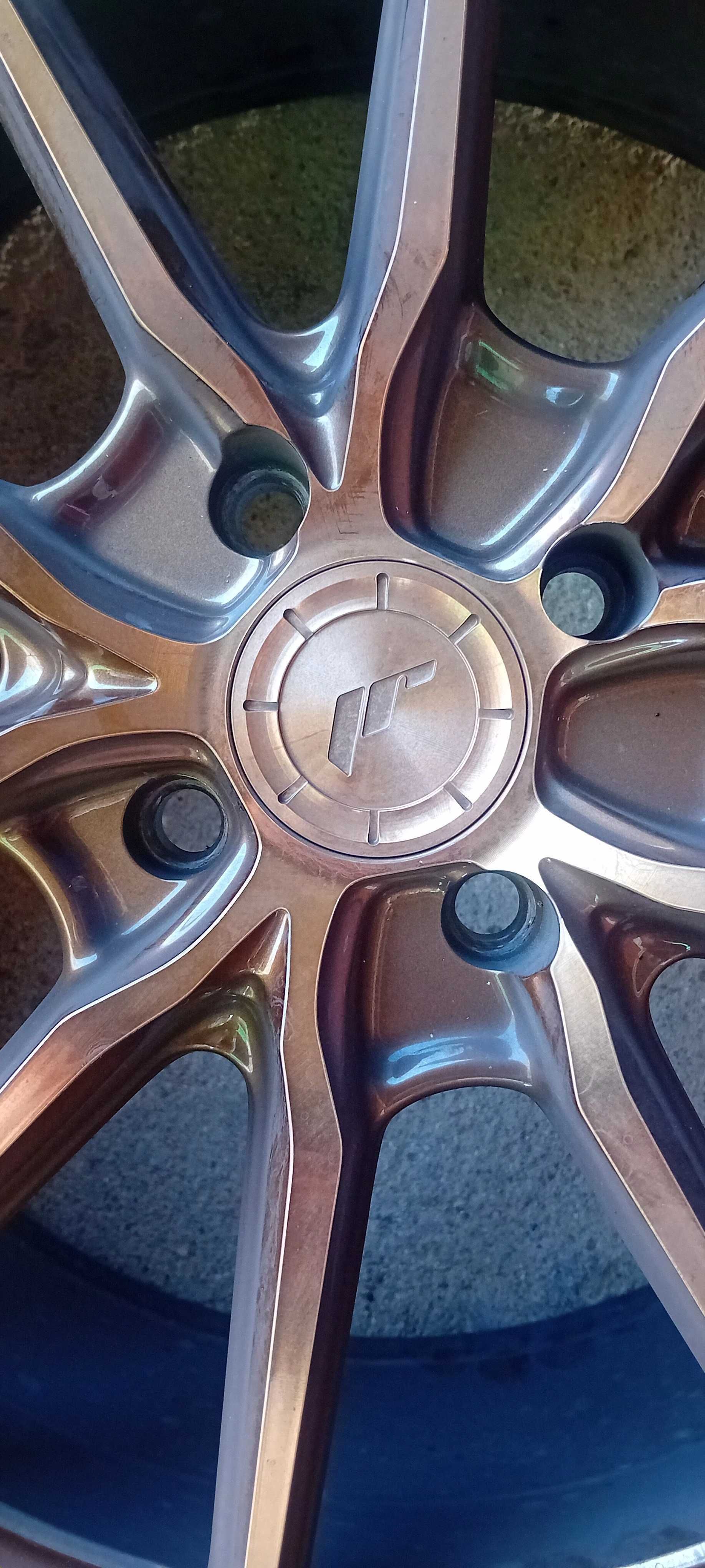 Jantes bronze dourado furação 4