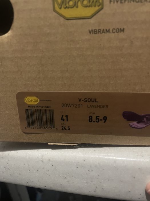 vibram fivefingers v-soul на стопу 25,5