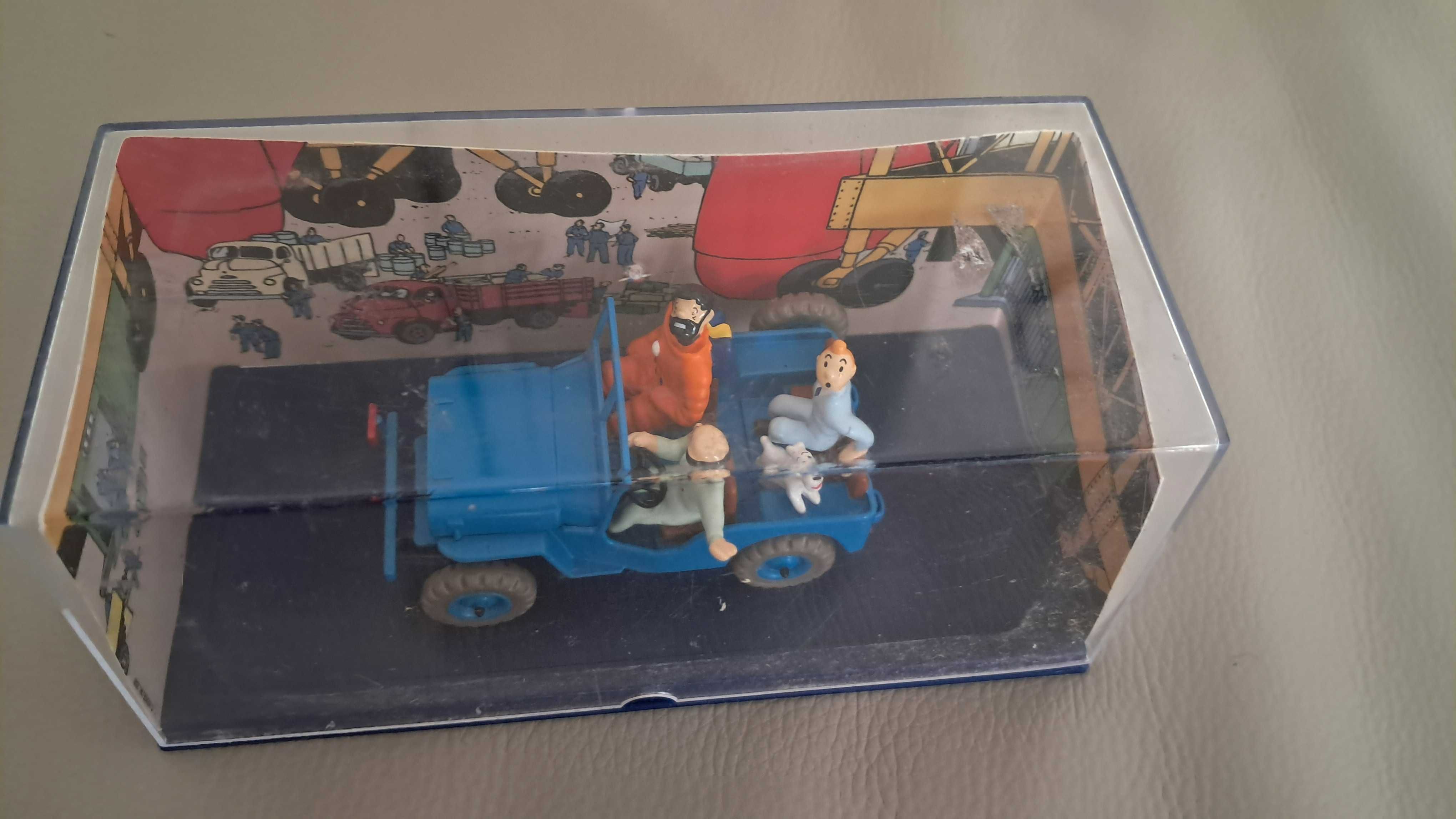 Tintin – Jeep azul 1946 – n.º 1 “Objectif Lune” – escala 1/43