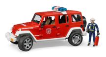 Брудер Джип Пожежний Bruder Wrangler+пожежник,02528