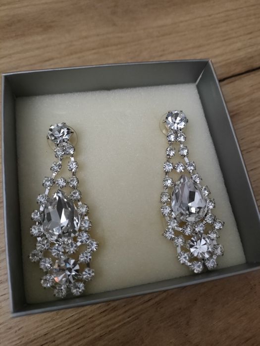 Kolczyki ozdobne krysztalowe