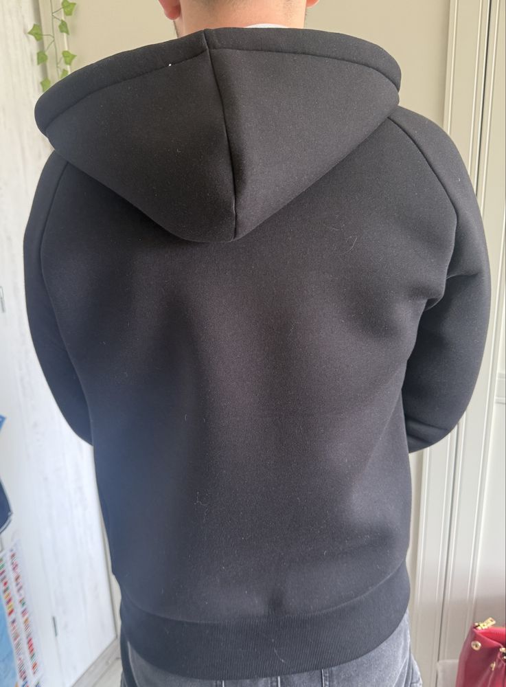 Czarna męska bluza z kapturem rozpinana Carhartt