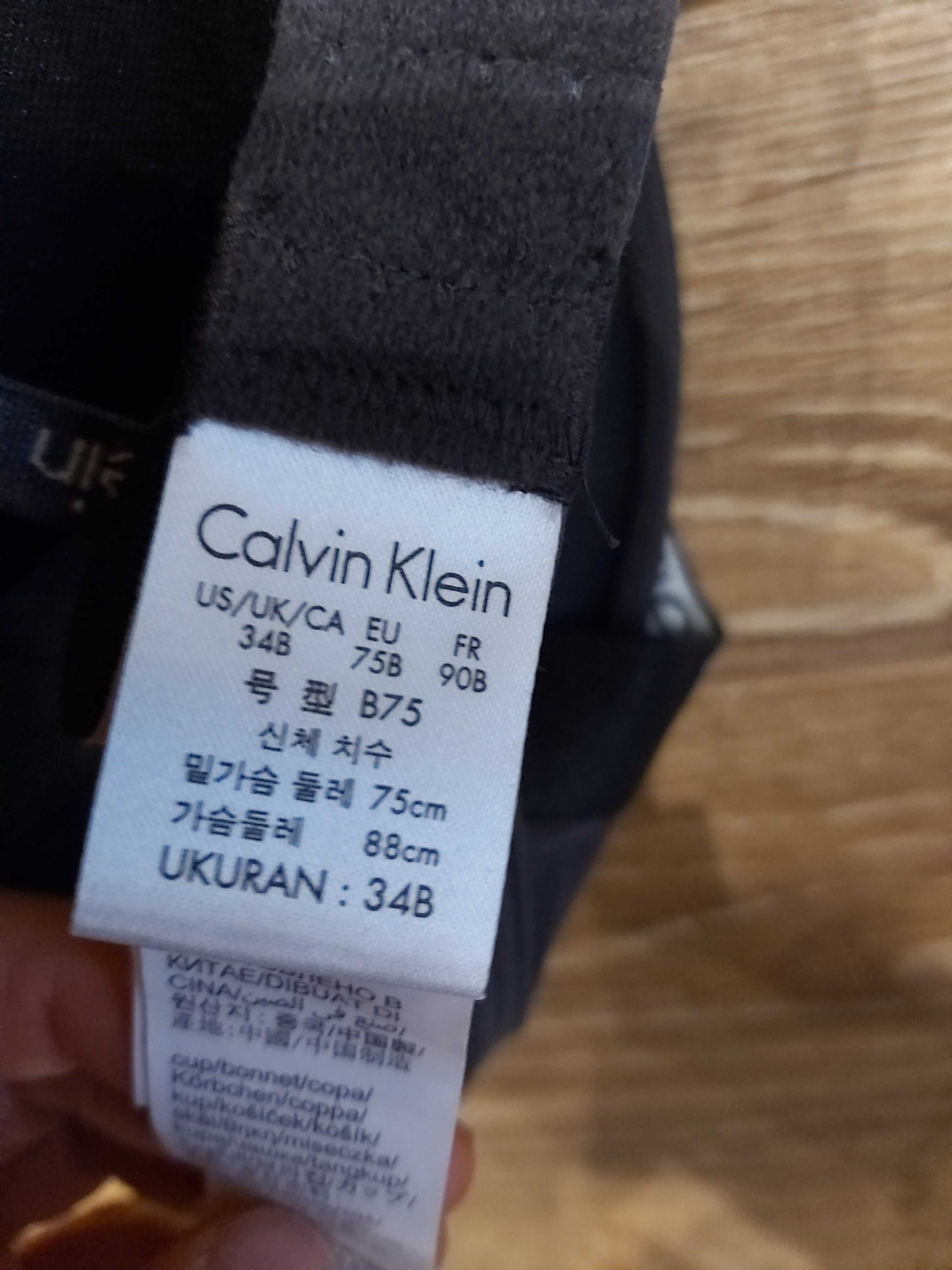 Nowy biustonosz Calvin Klein plunge 75C i 75B