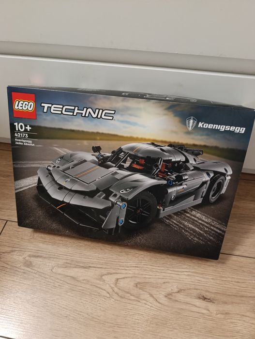 LEGO Technic Szary hipersamochód Koenigsegg Jesko Absolut 42173