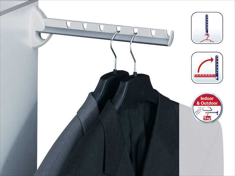 organizer naścienny Airette składany wieszak Leifheit