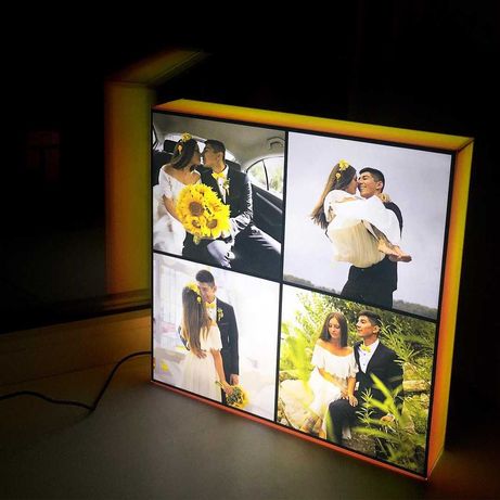 3D светильники с фото/портретами (интерьерный лайтбокс)