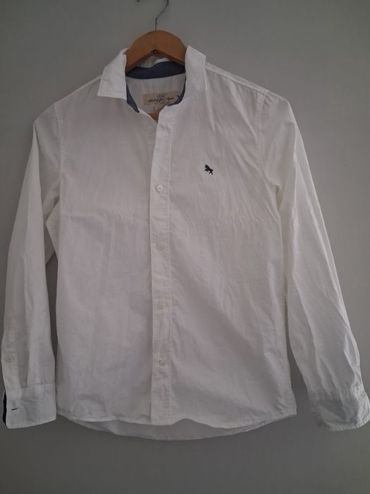 Koszula chłopięca biała 146 hm