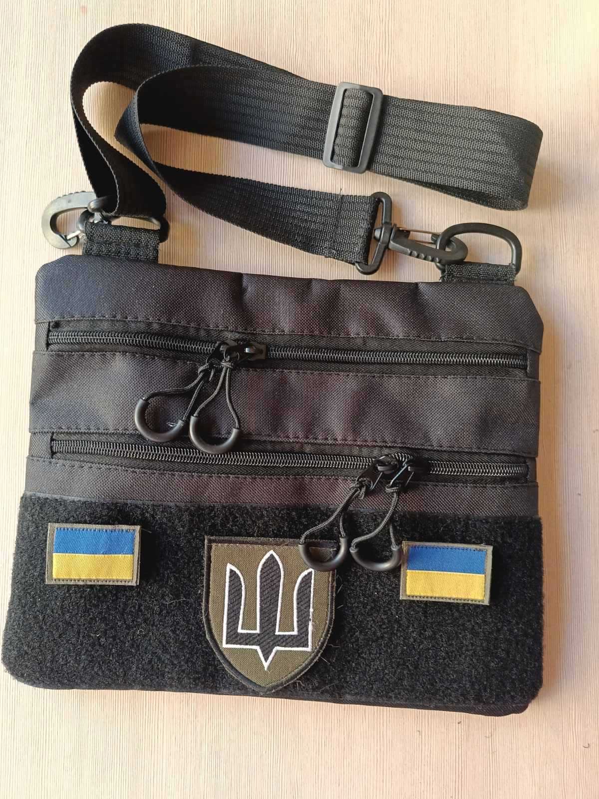 Мужская сумка для шевронов, сумка через плечо