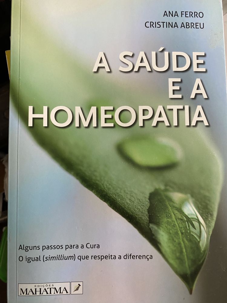 Livro A Saúde e a Homeopatia
