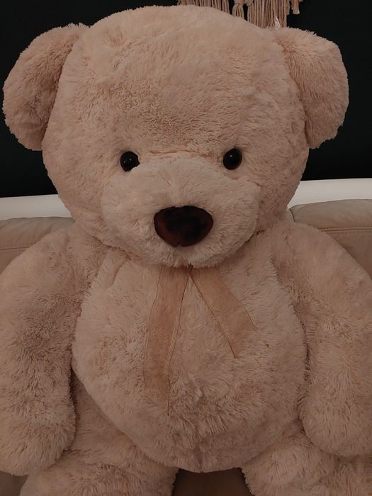 Duuuży pluszowy miś walentynkowy, 140 cm