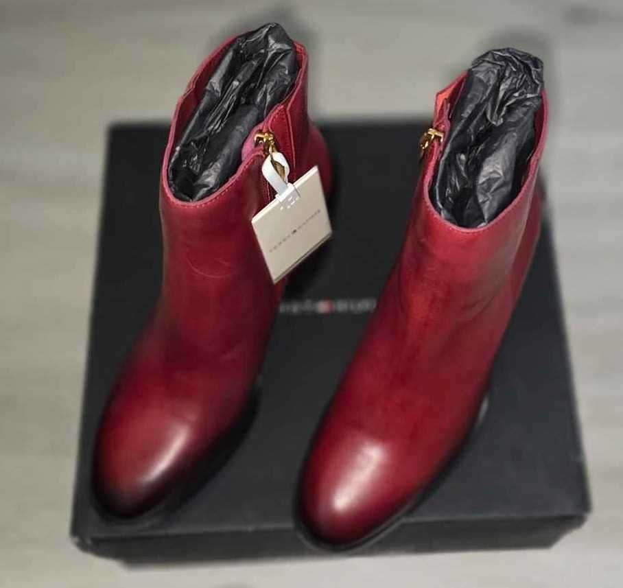 Botki TOMMY HILFIGER Shaded Leather High r. 40