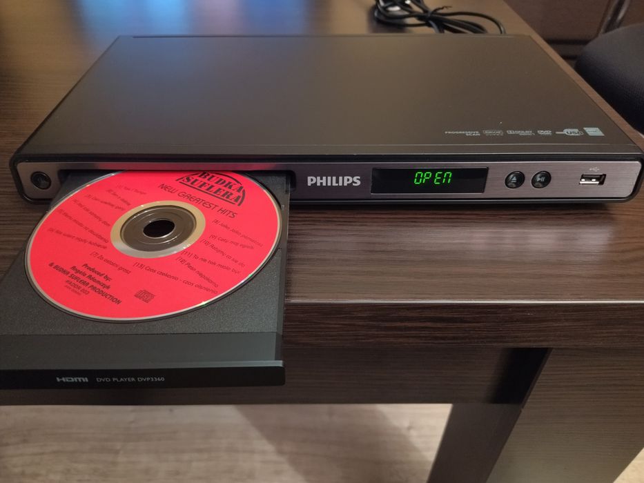 Odtwarzacz CD/DVD Philips DVP3360 USB/HDMI Super stan!