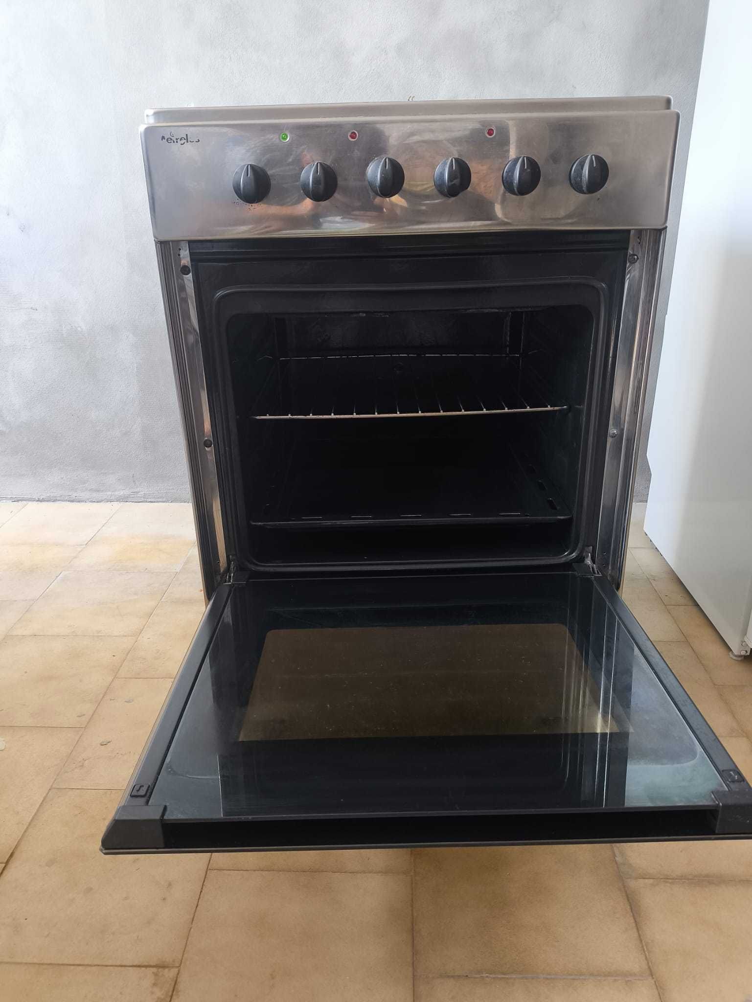 Conjunto fogão elétrico + frigorífico