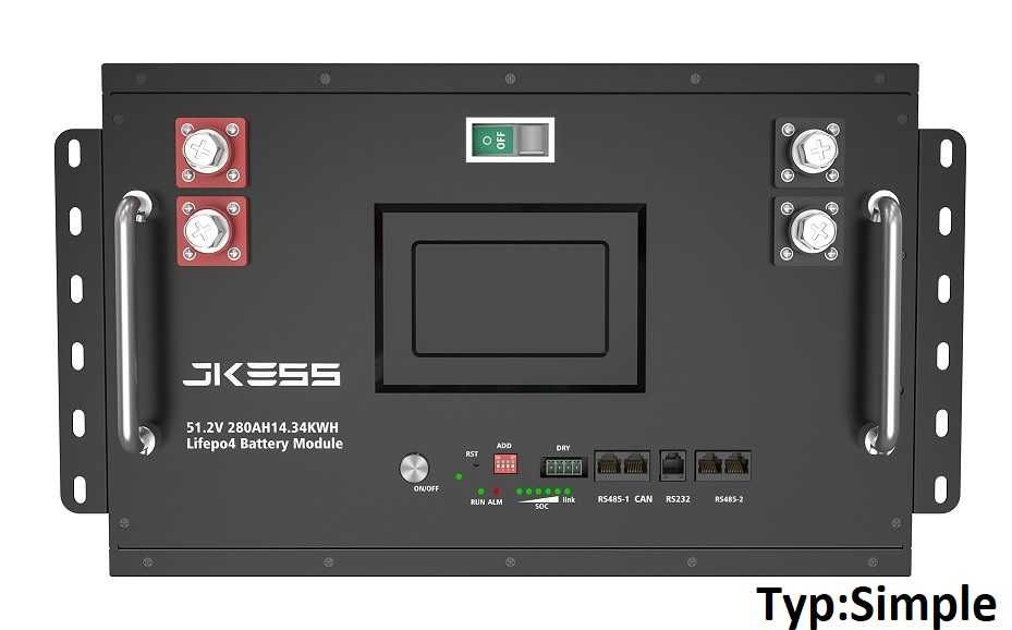 Obudowa magazyn energii pozioma, ogniwa LiFePo4