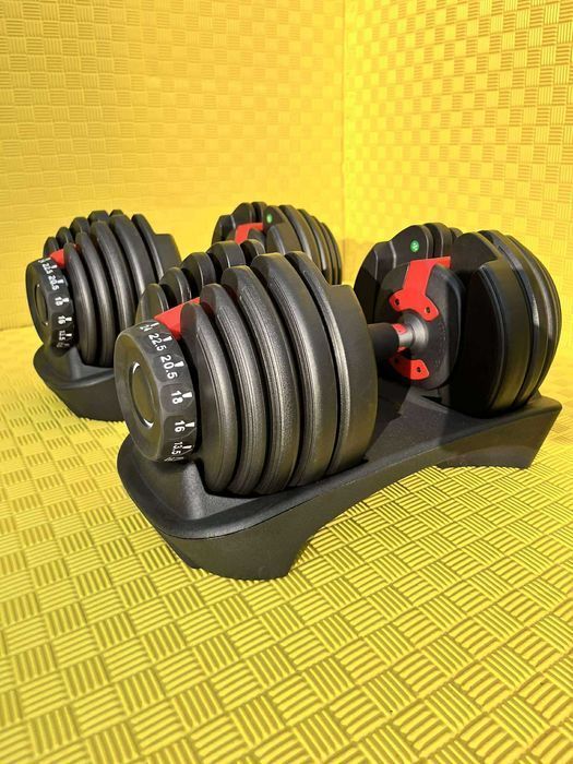 2 x Hantle regulowane 24kg 2,5kg --> 24kg Obciążenie Hantle Hex Kettle