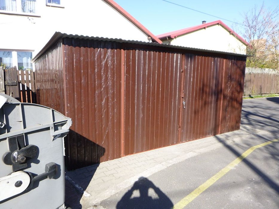 Garaż Blaszany Blaszak na budowę Garaże blaszane WZMOCNIONE producent