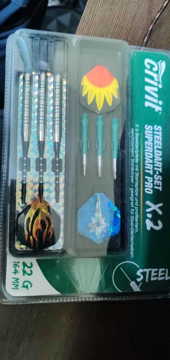 ZZestaw profesionalnych lotek Rzutek 22g 164mm