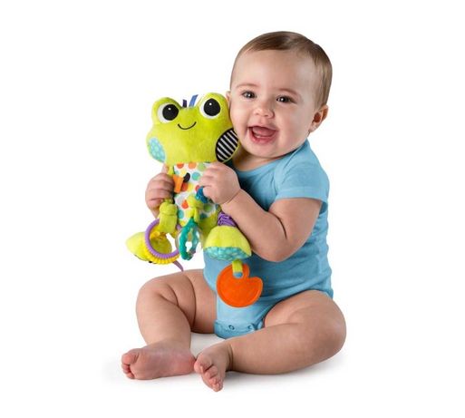 bright starts жабка підвіска на коляску іграшка розвиваюча лягушка