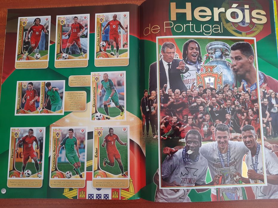 Caderneta cromos futebol 16/17