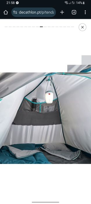 Tenda campismo-2 pessoas