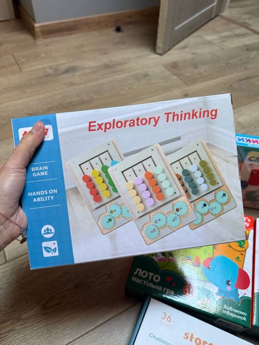 Дитячі рощвиваючі ігри. Дерево та еко матеріали