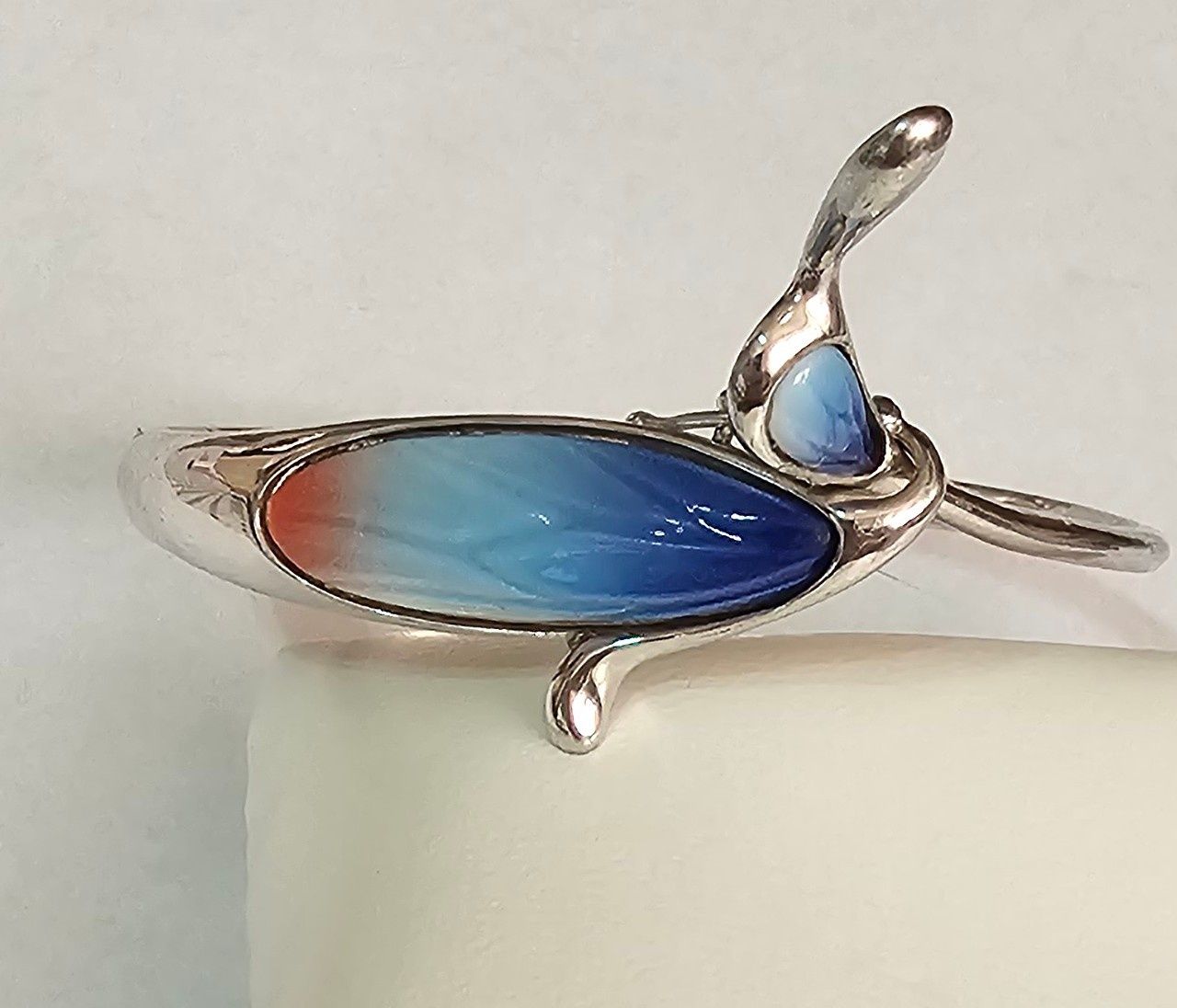 Rodowana bransoletka 8"Franz Porcelain Butterfly"