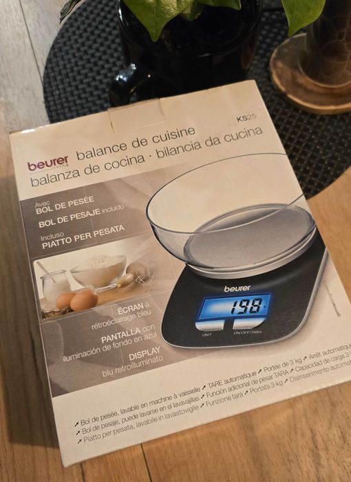 Waga kuchenna Beurer KS 25 z misą, do 3kg - niemiecka marka Beurer