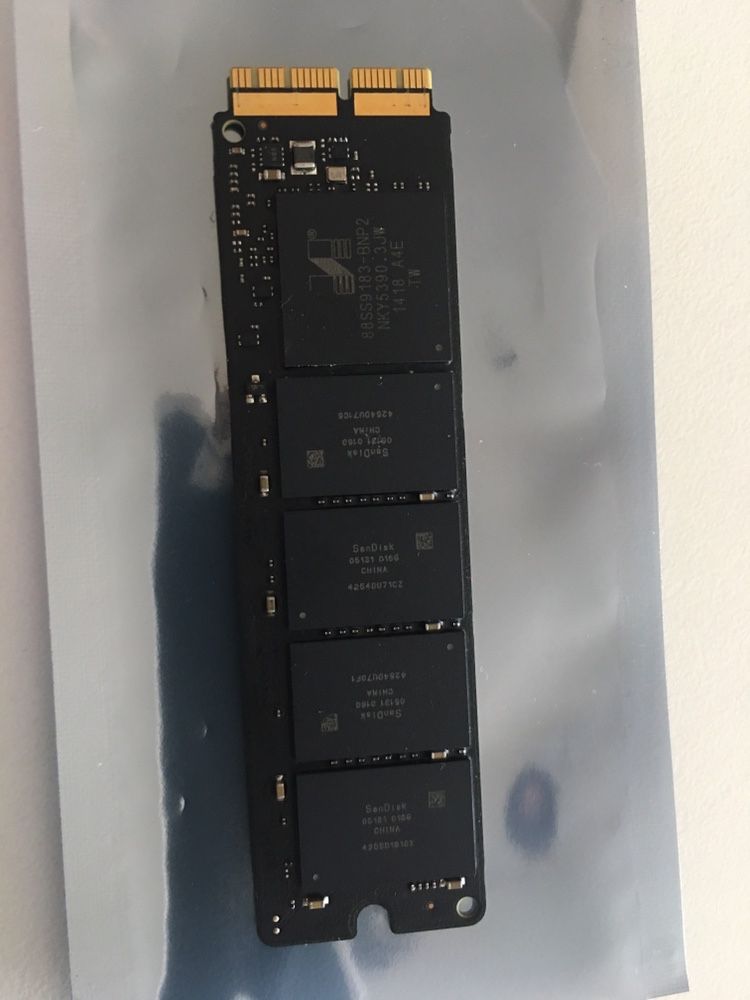 Disco SSD original Apple para Macbook Air / Pro de 2013 a 2017