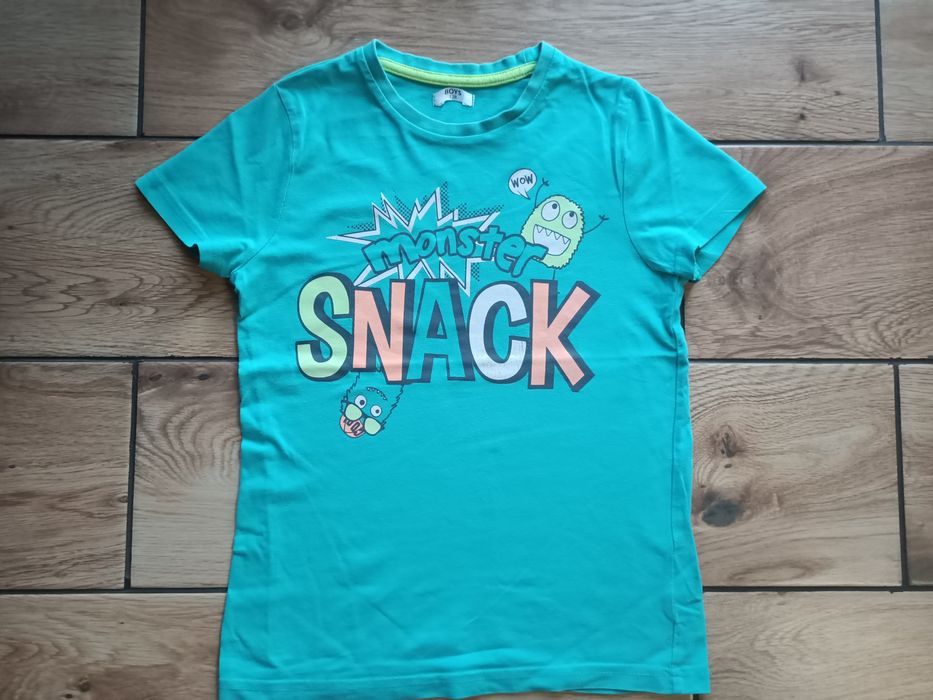 Koszulka krótki rękaw dla chłopca w wieku 7-8 lat rozm. 128 Pepco